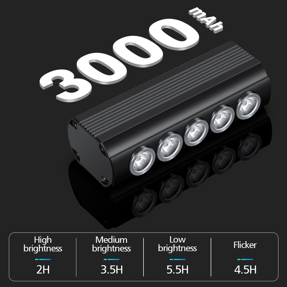 NEWBOLER Bicycle Light Front 1 - Rechargeable Bicycle Headlight 1000 Lumen 评论和价格