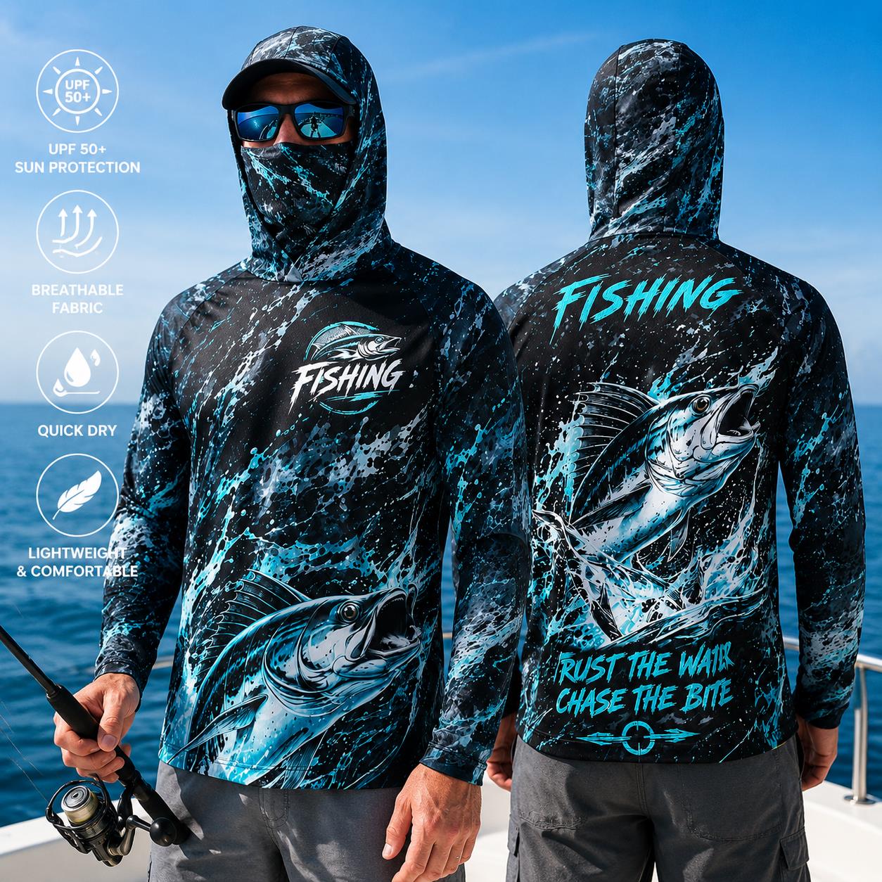 Outdoor Sun Protective Long Sl - Fishing 评论和价格
