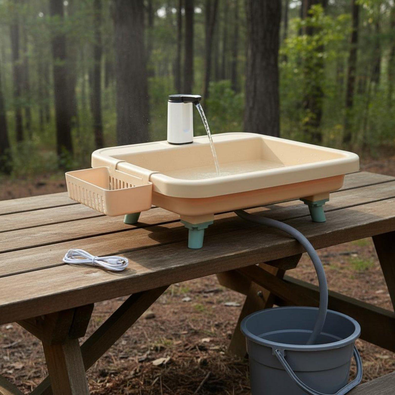 Outdoor Camping Washbasin Port - Camping 评论和价格