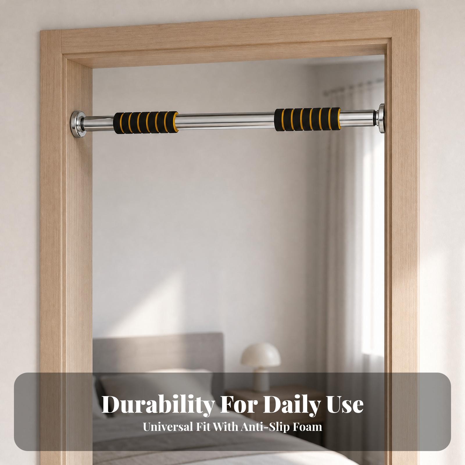 Portable Door Frame Chin Up Ba - Door Pull Up Bar No Screw 评论和价格