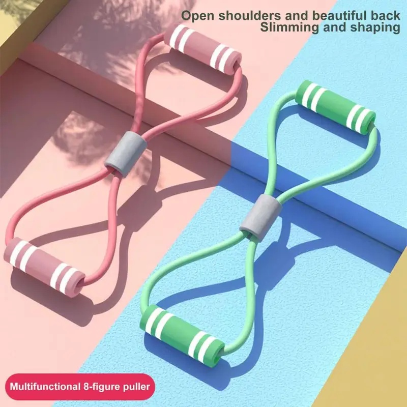 Fitness Resistance Band with H - Resistance Bands Set With Handles 评论和价格