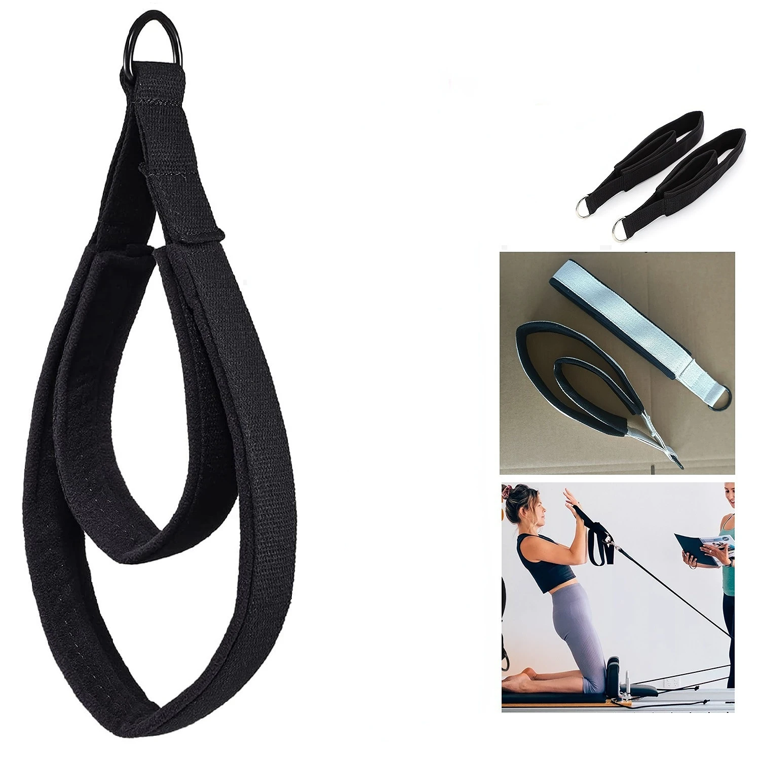 Double Ring Elastic Yoga Pilat - Pilates Bar Kit With Resistance Bands 评论和价格