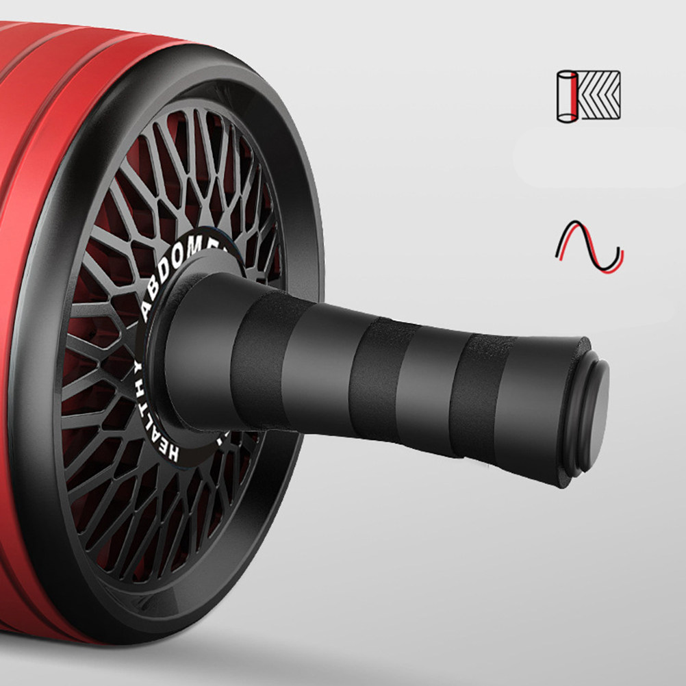 Quiet Fitness Wheel Red Non-Sl - Ab Roller Wheel With Elbow Support 评论和价格