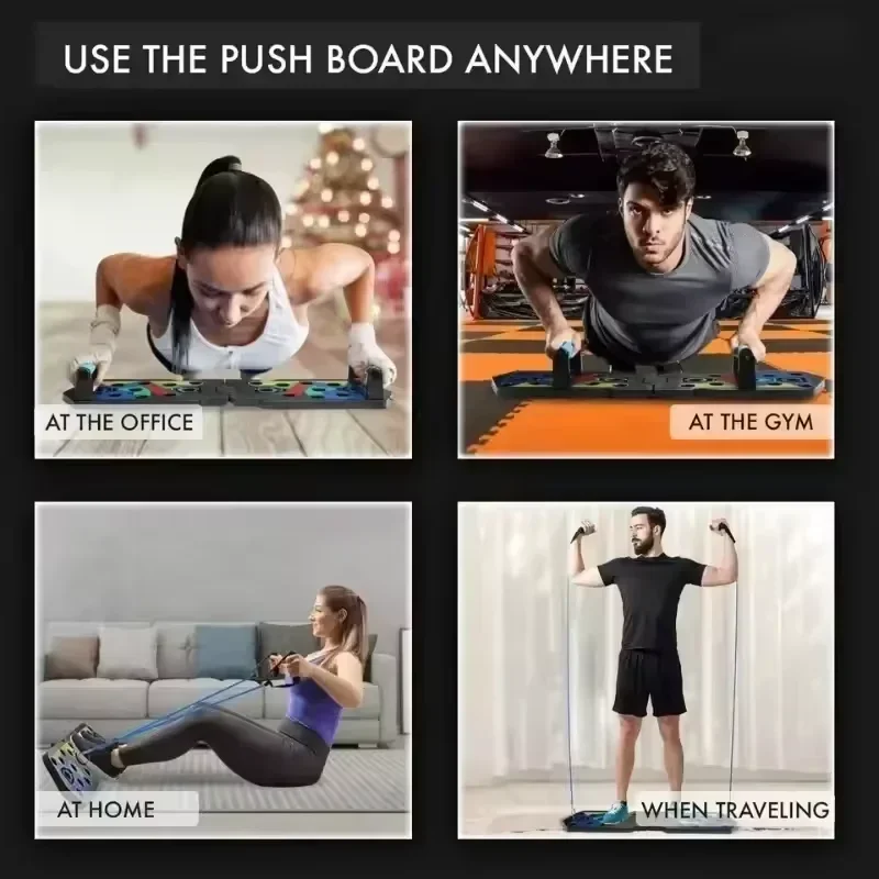 Push-up Board Set Portable Mul - Push Up Board Foldable Multi Function 评论和价格