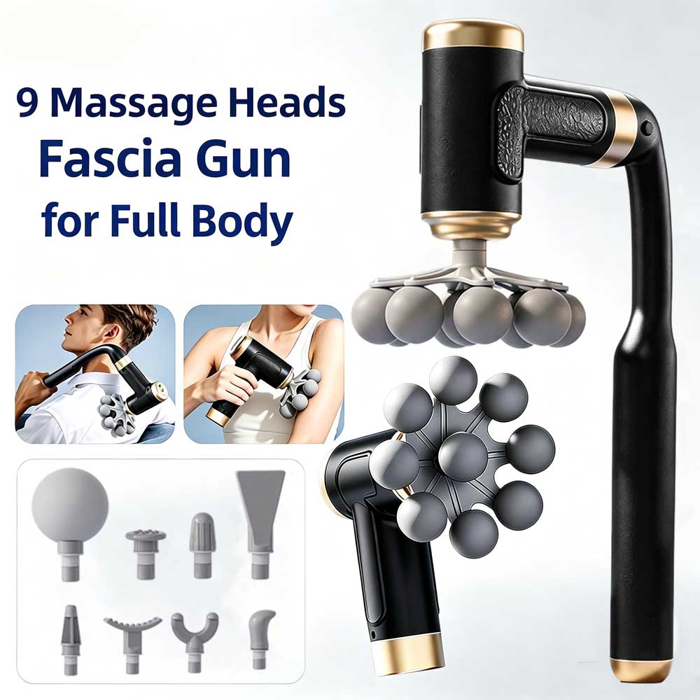 2-in-1 Long&Short Handle Fasci - Electric Massage Gun Deep Tissue 评论和价格
