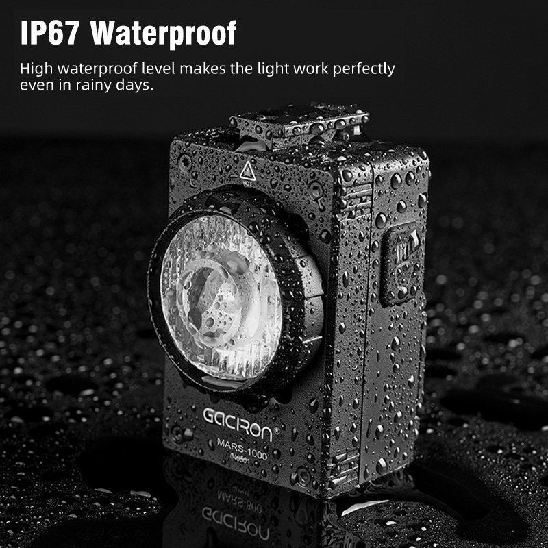GACIRON MARS 1000Lumens Cut-of - Rechargeable Bicycle Headlight 1000 Lumen 评论和价格