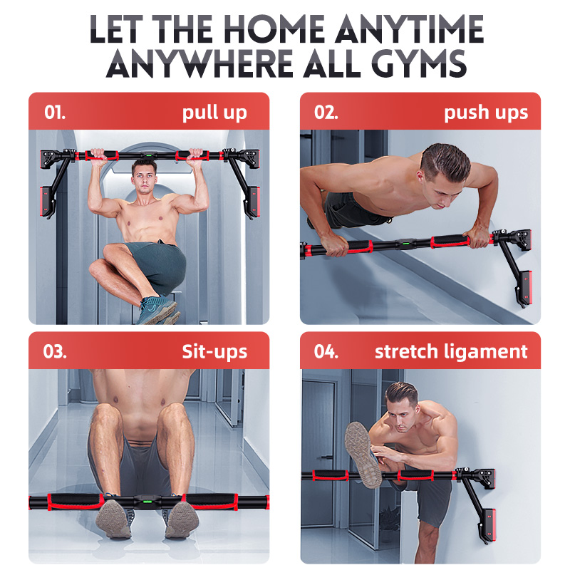 Hot Sale Home Gym Door Gym Pul - Door Pull Up Bar No Screw 评论和价格