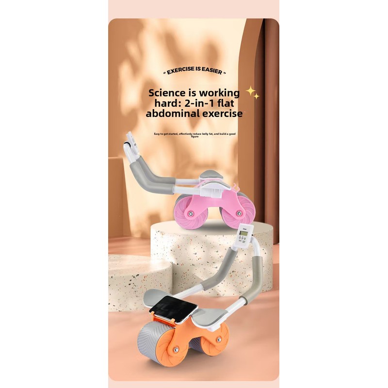 Auto Rebound Ab Roller Wheel w - Ab Roller Wheel With Elbow Support 评论和价格
