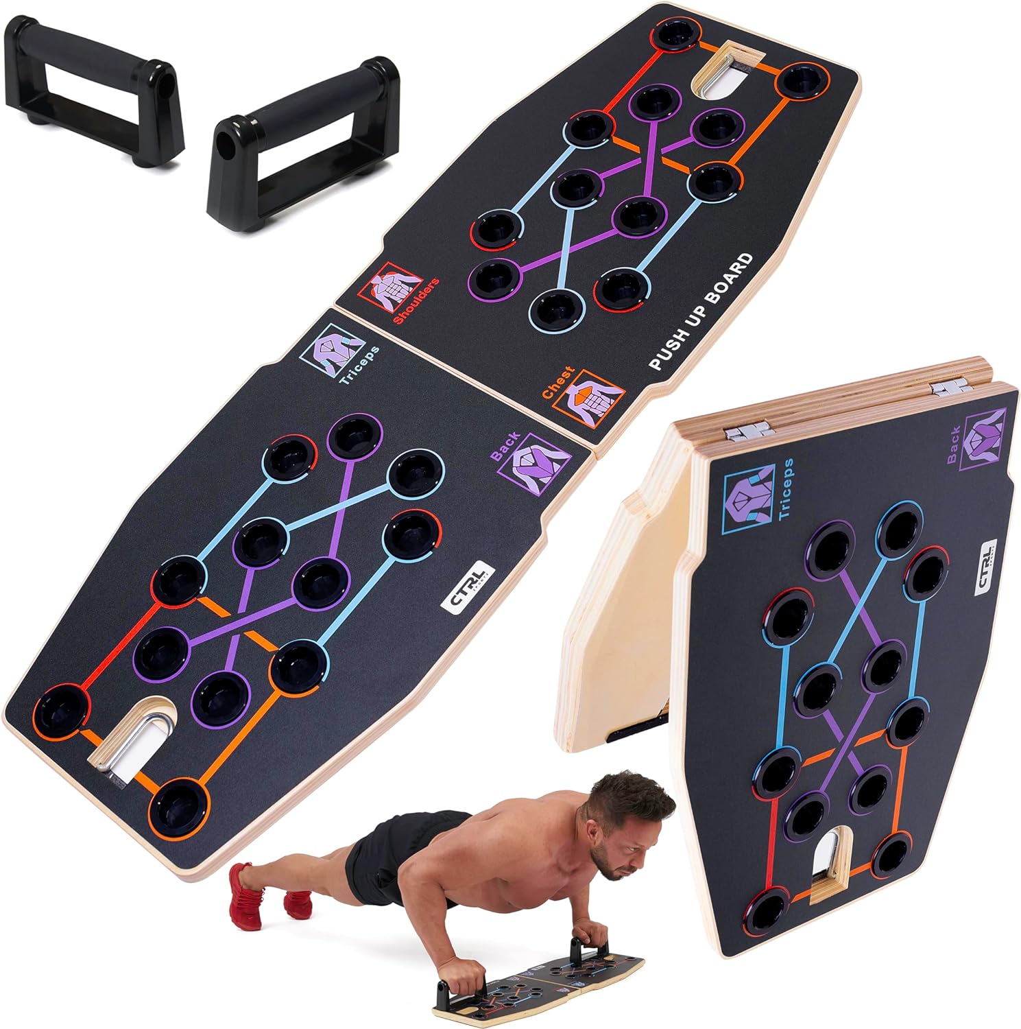 Multifunctional Foldable Woode - Push Up Board Foldable Multi Function 评论和价格
