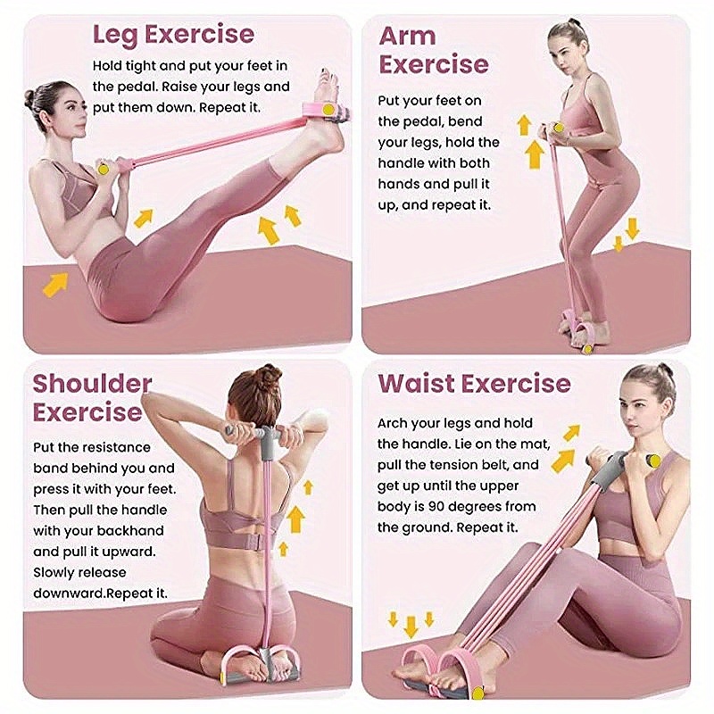 Multi-Function Resistance Band - Resistance Bands Set With Handles 评论和价格