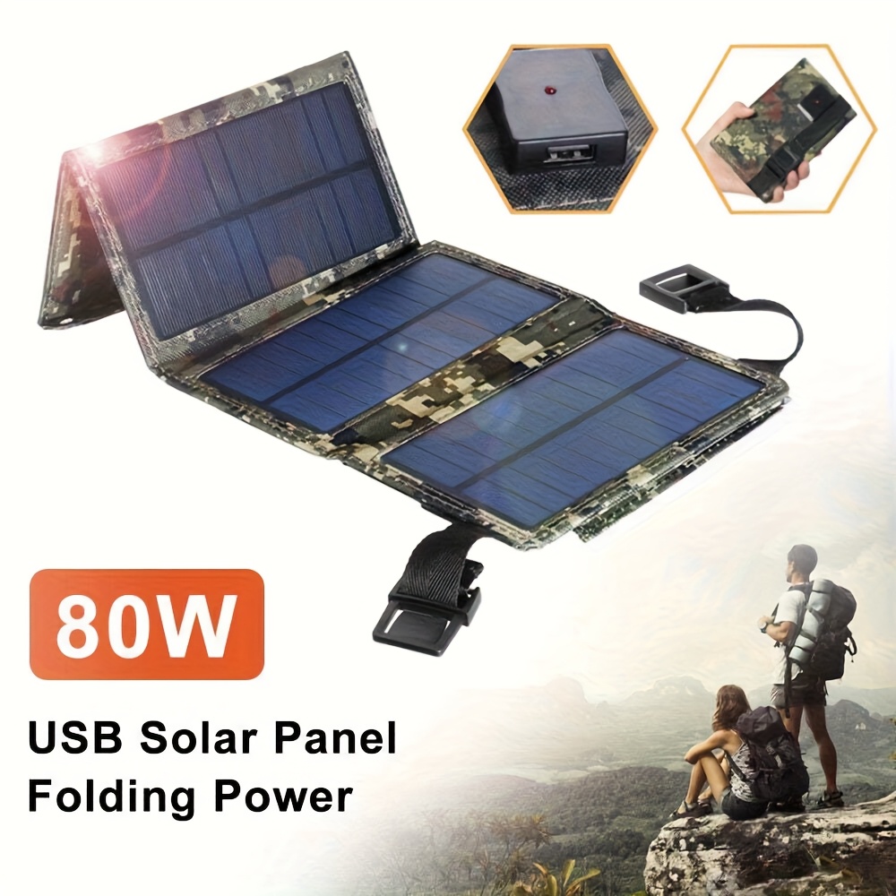[Solar Panel] 80W Portable Fol - Camping 评论和价格