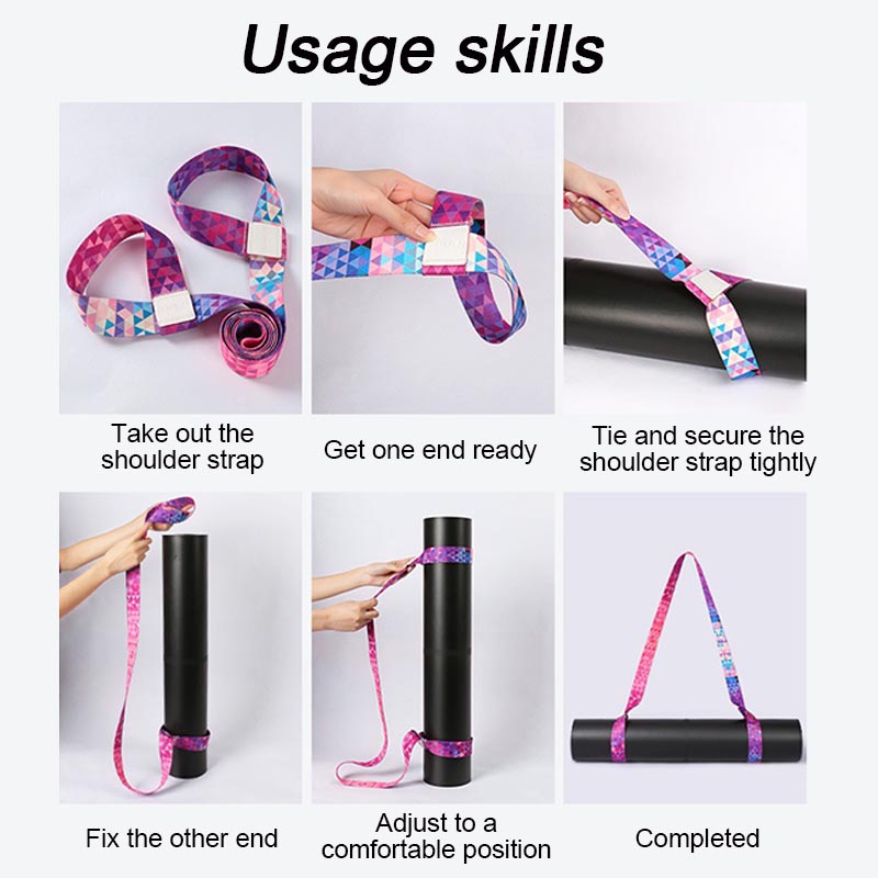 New Yoga Mat Strap for Yoga St - Resistance Bands Set With Handles 评论和价格