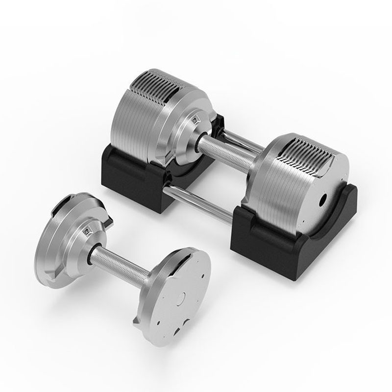 Silver Adjustable Electroplate - Adjustable Dumbbell Pair 40Kg 评论和价格