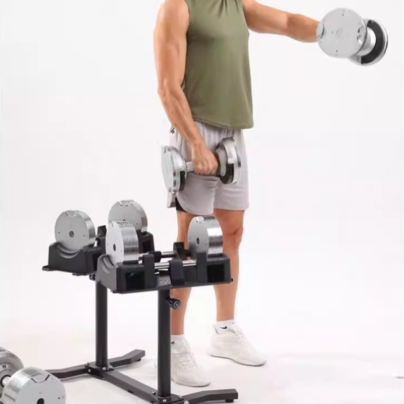 Silver Adjustable Electroplate - Adjustable Dumbbell Pair 40Kg 评论和价格