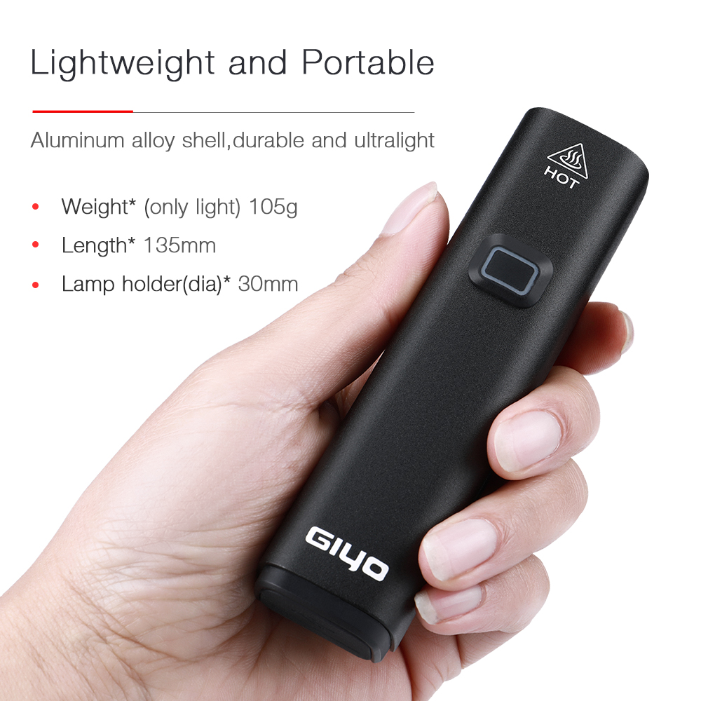 GIYO 1000 Lumens Bicycle Light - Rechargeable Bicycle Headlight 1000 Lumen 评论和价格