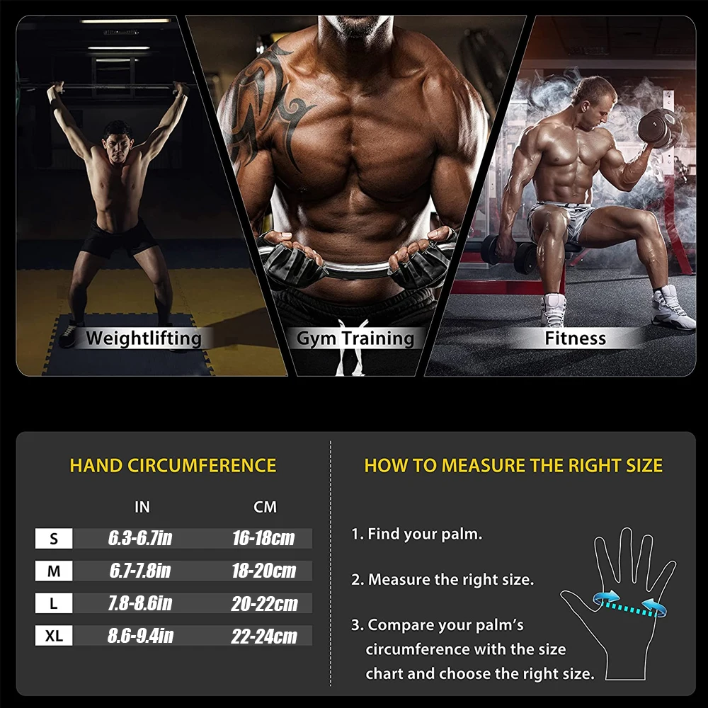 1Pair Half Finger Gym Fitness  - Wrist Wraps Weightlifting Support 评论和价格