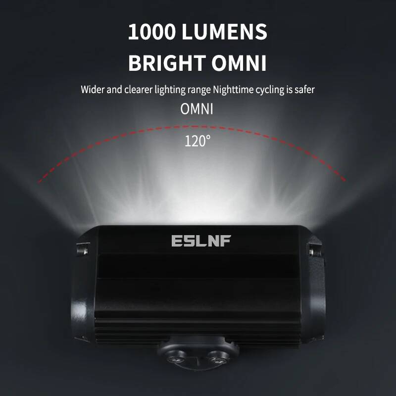 ESLNF Bike 1000 Alloy Highligh - Rechargeable Bicycle Headlight 1000 Lumen 评论和价格