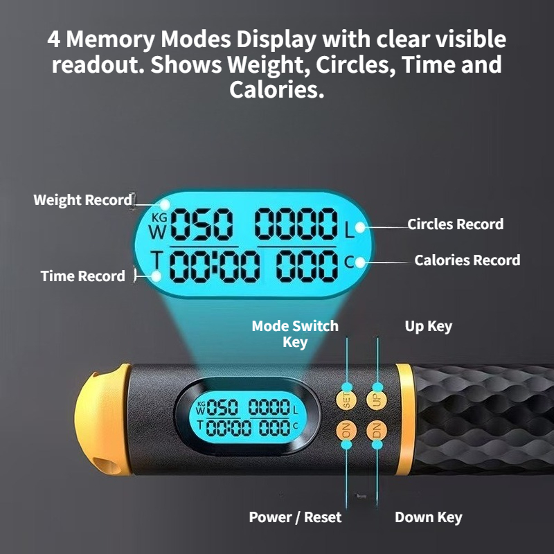 Smart Rope Jump Rope, New Adul - Smart Jump Rope Digital Counter 评论和价格